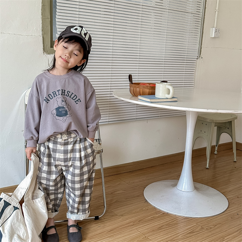 予約商品/80size-130size>ギンガムチェックパンツ | SQUSQU 予約商品/80size-130size>ギンガムチェックパンツ | SQUSQU