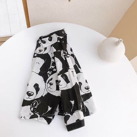 <即納/80㎝/110㎝のみ>BOYS PANDA長袖シャツ