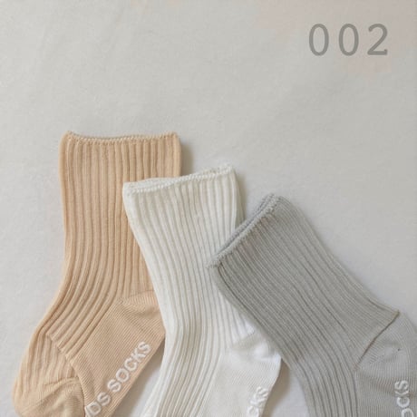 <即納/残りわずか>くすみカラーソックス3足セット