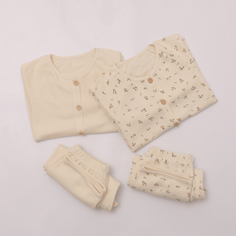 <予約商品/親子アイテム>MAMA waffle ルームウェアセットアップ