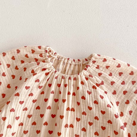 <予約商品>BABY ダブルガーゼロンパース