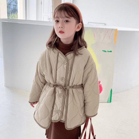 <即納/80cm/90cm>キルティングジャケット