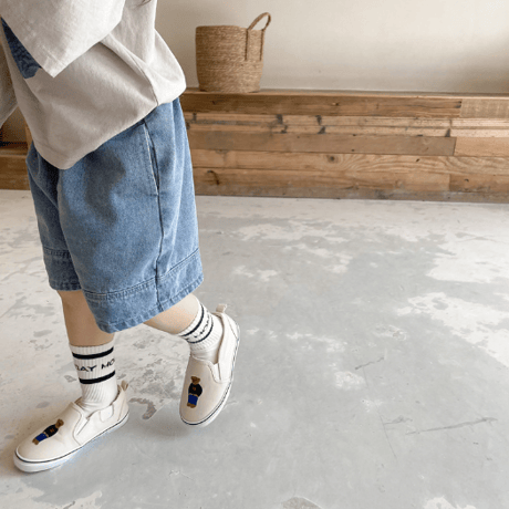 <予約商品/80size～130size>denim short pants