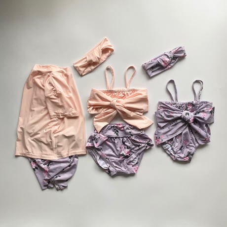 <即納/残りわずか>flower swim suit