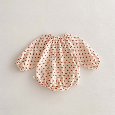<予約商品>BABY ダブルガーゼロンパース