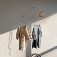 <即納/GIRLS>無地ナチュラルワンピース