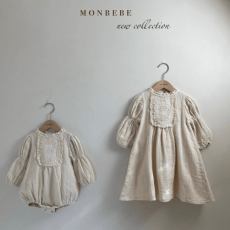 <即納/monbebe >アマンクワンピース
