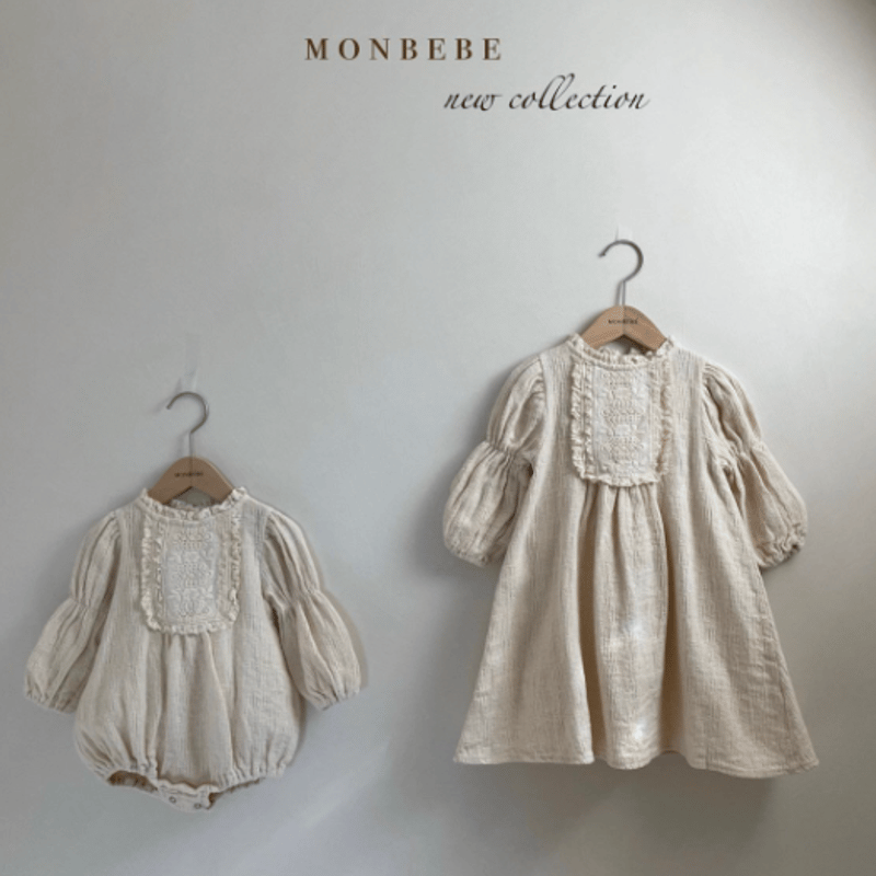 monbebe ワンピース 3点セット last!black【XL】Peony one-piece〈kids〉【monbebe】 | lil.byhome