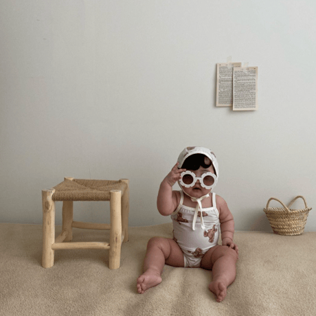 <即納/80cm/90cm>bear swim suit