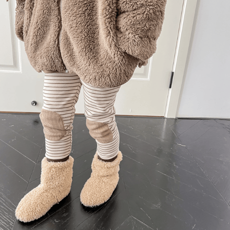 <即納/80size～130size>厚手ボーダーパンツ