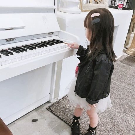 <即納/80size/90sizeのみ>KIDS ライダースジャケット