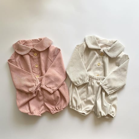<即納/80-110size>コーデュロイセットアップ