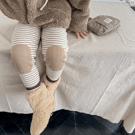 <即納/80size～130size>厚手ボーダーパンツ