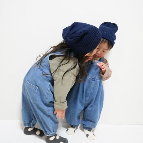 <予約商品/65㎝～100㎝>デニムサロペット