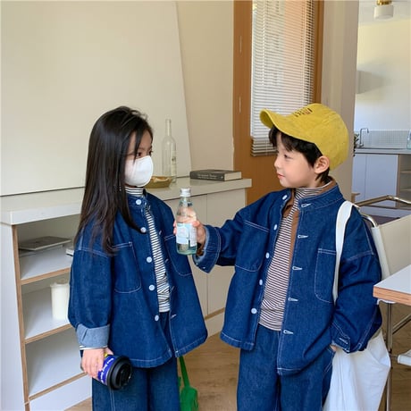 <即納> KIDS オーバーサイズデニムジャケット