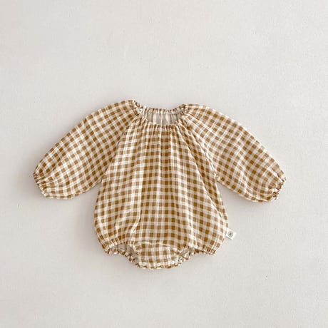<予約商品>BABY ダブルガーゼロンパース