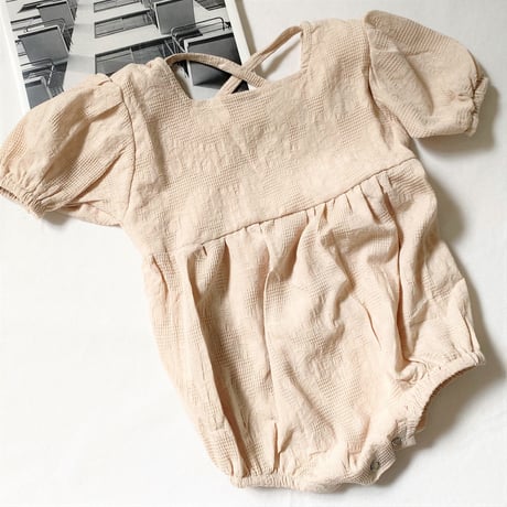 <一部即納/予約商品>リネンロンパース