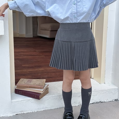 <予約商品/90㎝-150㎝>GIRLS プリーツスカート