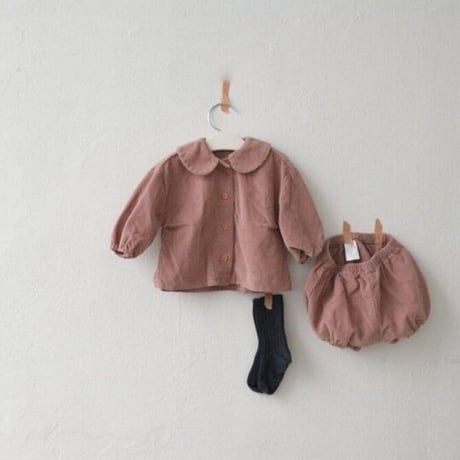 <即納/80-110size>コーデュロイセットアップ