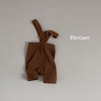 <即納あり/予約商品>柔らかリブショルダーパンツ