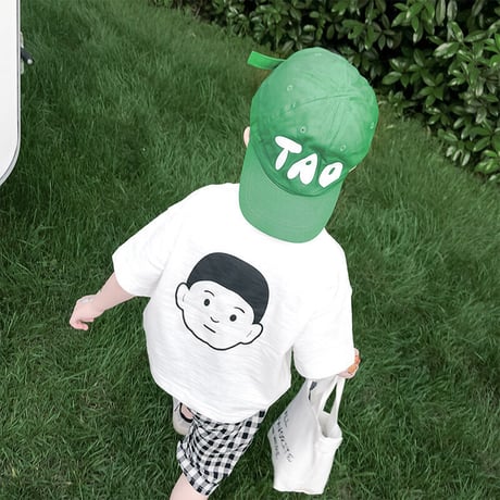 <即納/90㎝/120cm>BOYプリント半袖Tシャツ