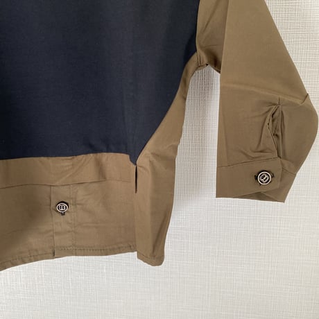 <即納/80size/100sizeのみ>バイカラーセットアップ