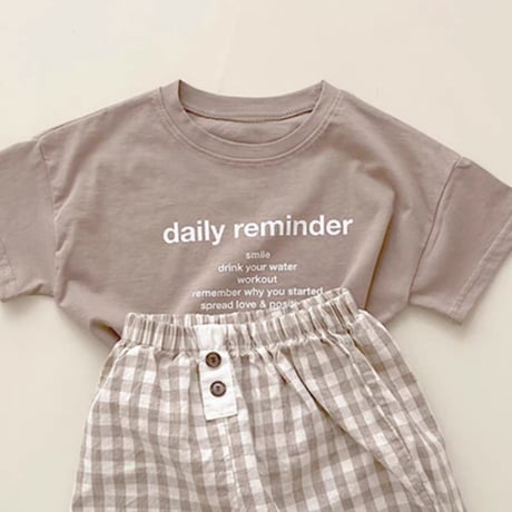 <一部即納/親子アイテム>ロゴ入りシンプルシャツ