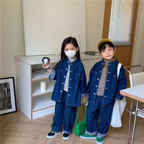 <即納> KIDS オーバーサイズデニムジャケット