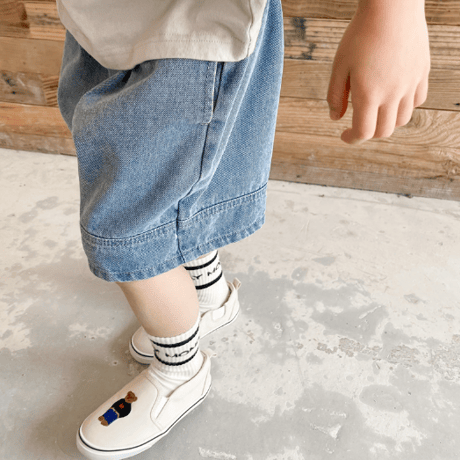 <予約商品/80size～130size>denim short pants