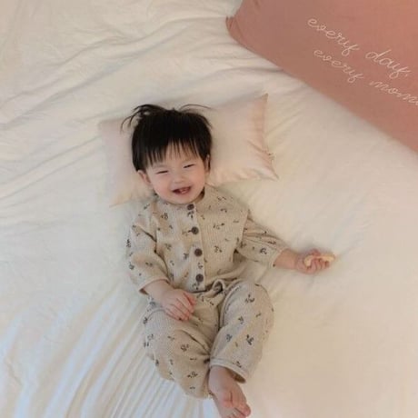 <即納> KIDS waffleルームウェアセットアップ