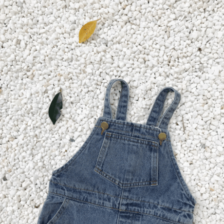 <一部即納/人気商品>ユニセックスデニムサロペット