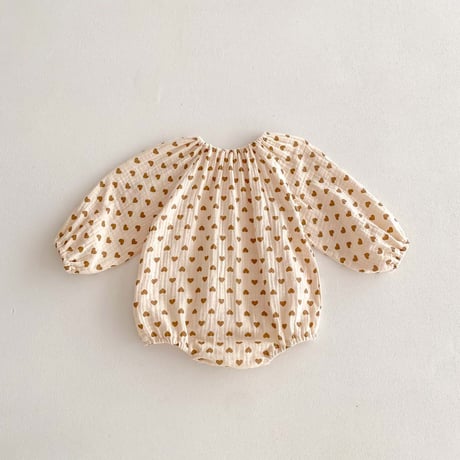<予約商品>BABY ダブルガーゼロンパース