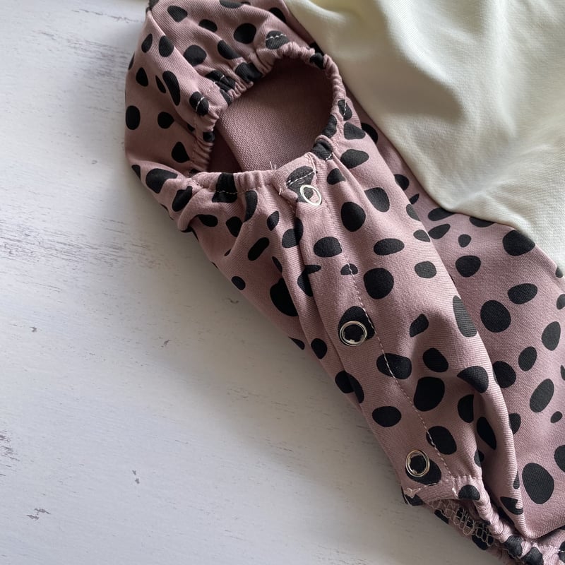 即納>レオパード柄ロンパース | SQUSQU