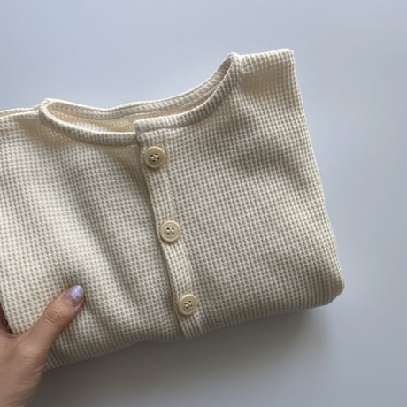 <即納/100sizeのみ>ワッフルオールインワン