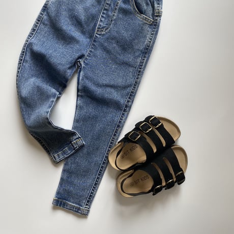<即納/100㎝/110㎝のみ>skinny denim pants