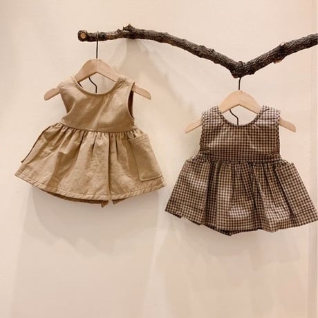 <即納/110cm/130cm>リバーシブル２WAYワンピ