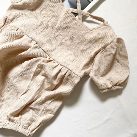 <一部即納/予約商品>リネンロンパース