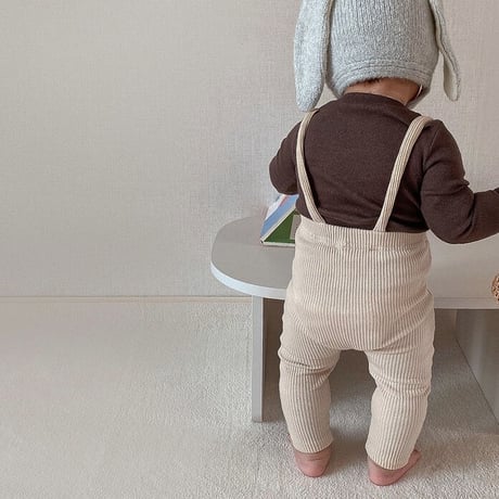 <即納/残り90㎝のみ>BABY COLOR RIB PANTS