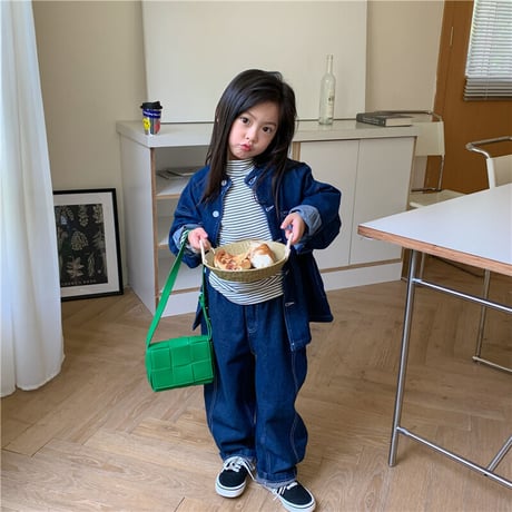 <即納> KIDS オーバーサイズデニムジャケット