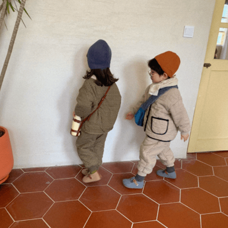 <即納/残りわずか>KIDS あったかセットアップ