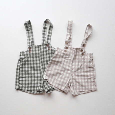 <予約商品/73㎝-100㎝>gingham short pants
