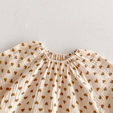 <予約商品>BABY ダブルガーゼロンパース