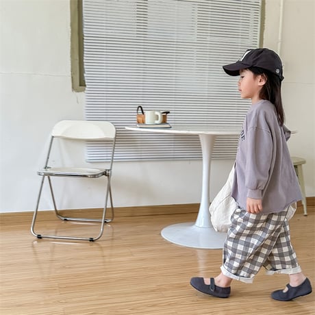 <予約商品/80size-130size>ギンガムチェックパンツ