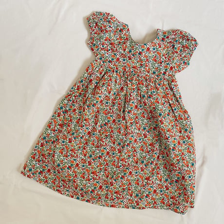 <予約商品/一部即納>flowerワンピース 80cm~150cm