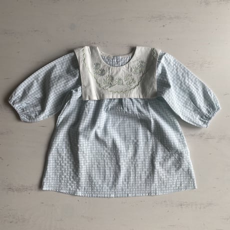 <即納/GIRLS>gingham dress