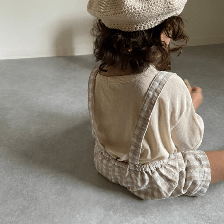 <予約商品/73㎝-100㎝>gingham short pants