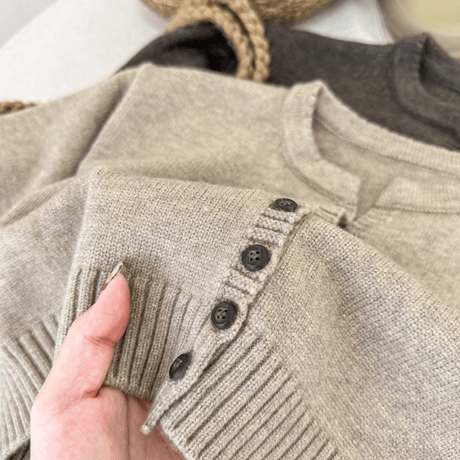 <予約商品/80size～130size>シンプルカーディガン