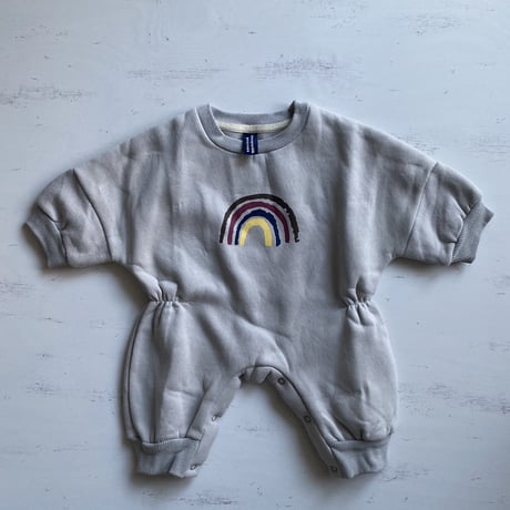 <即納/65cm~90cm>rainbowジャンプスーツ