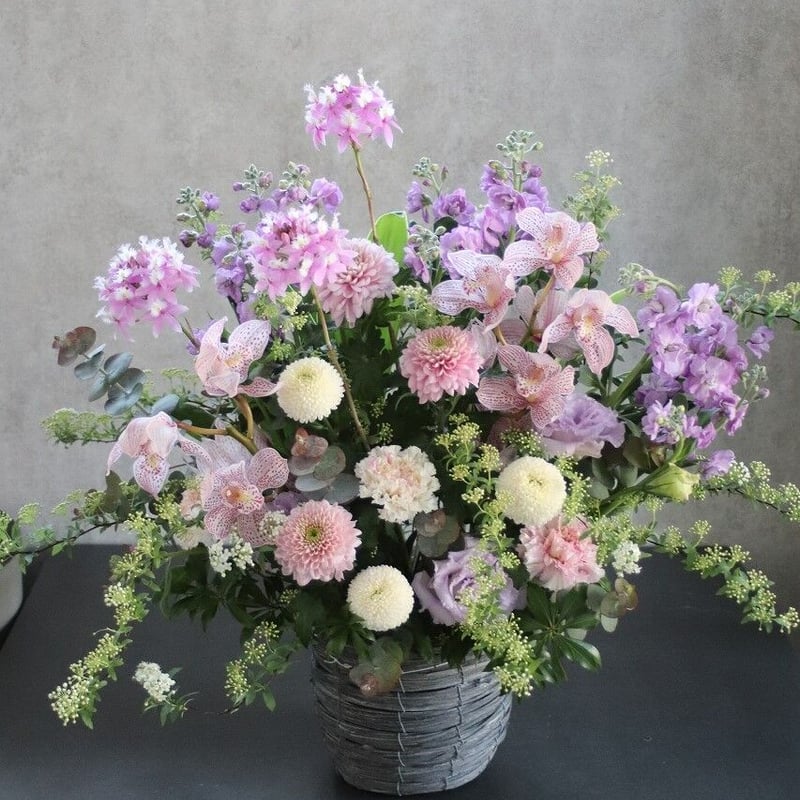 お供え”アレンジメント ゴージャスサイズ | fuku farming flowers STORE