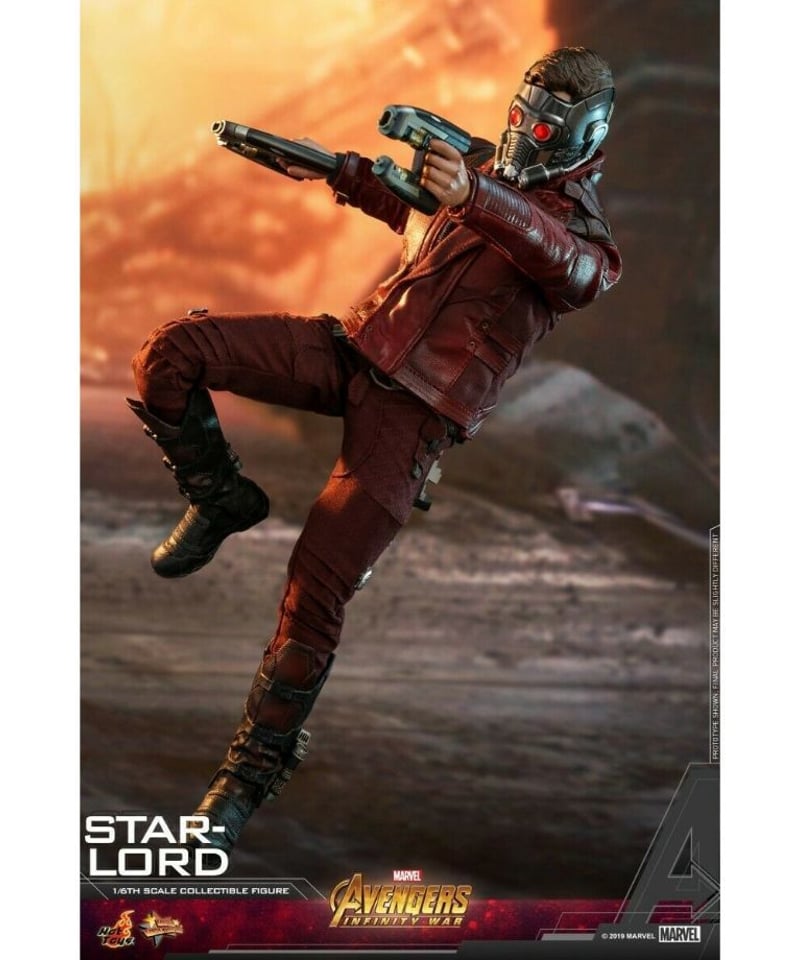 HOTTOYS HT 1/6スターロードアクションフィギュアセットMMS539アベンジャーズ3...